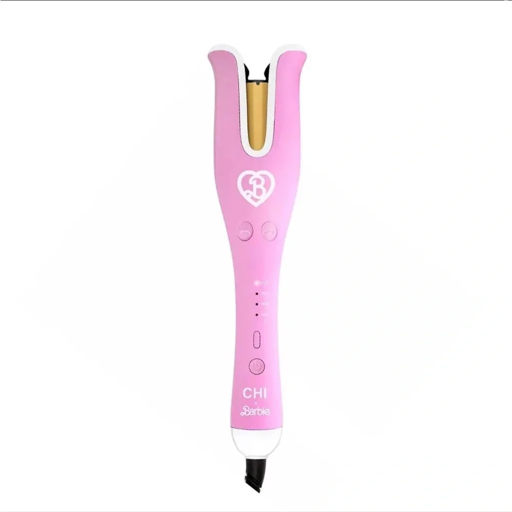 New Chi X Barbie 1” Ceramic Rotating Curler Pink 50th Anniversary Collection